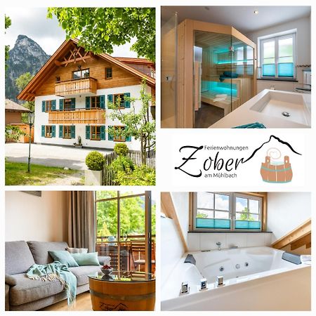 Ferienwohnungen Zober Am Muehlbach Oberammergau Exterior photo