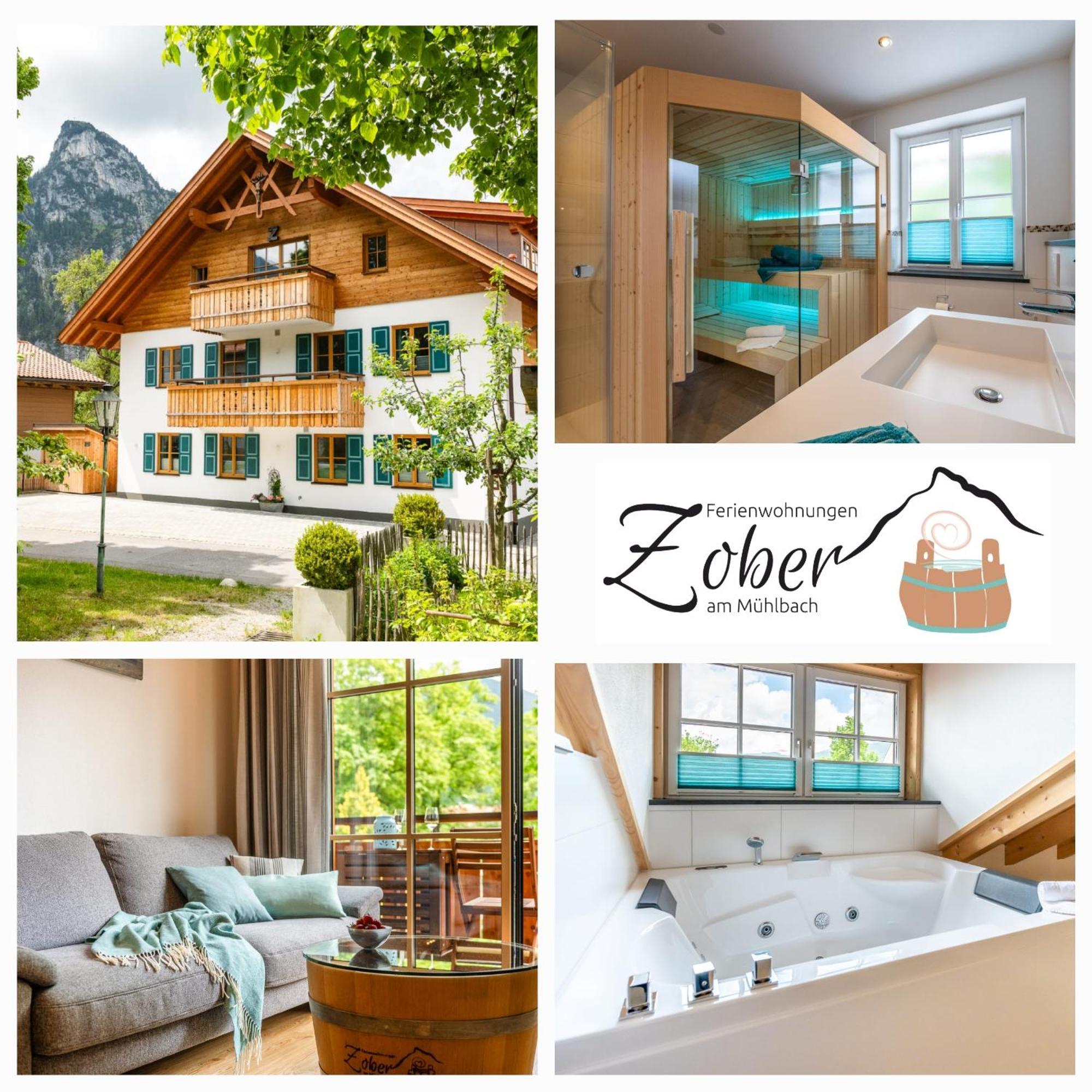 Ferienwohnungen Zober Am Muehlbach Oberammergau Exterior photo